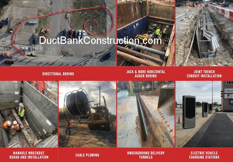 duct bank construction